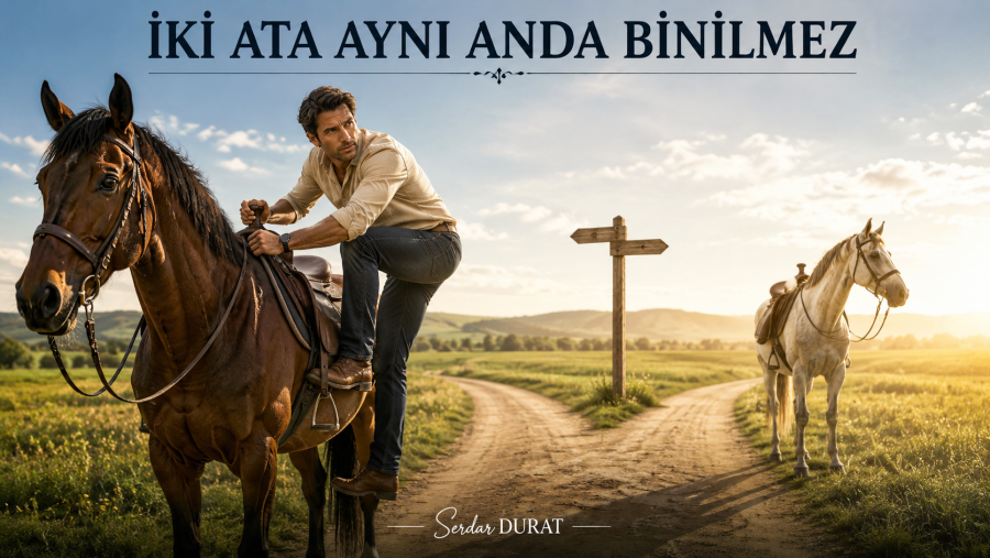 AYNİ ANDA İKİ ATA BİNİLMEZ